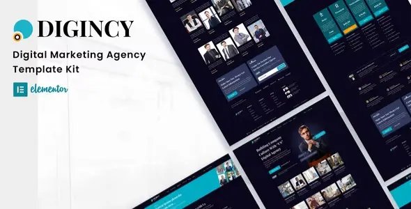 Digincy – Digital Marketing Agency Elementor Template Kit